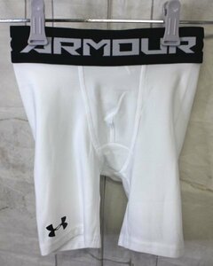 15 01382 * [ Under Armor ] Youth нагрев механизм armor - шорты boys WHT/BLK YMD[ outlet ]