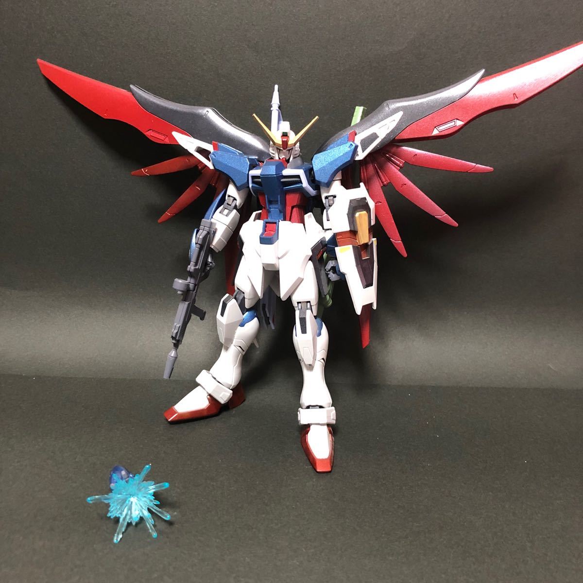 HG デュエルガンダム 改修全塗装済完成品 プラモデル 初 売り alqoud