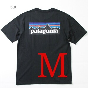 タグ付き新品　patagonia パタゴニア Tシャツ　P-6ロゴ　黒M