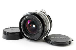 ・即決 Nikon ニコン Ai Nikkor 20mm f/3.5 Wide Angle MF Lens Fマウント マニュアルフォーカス 単焦点 カメラレンズ 広角 A353