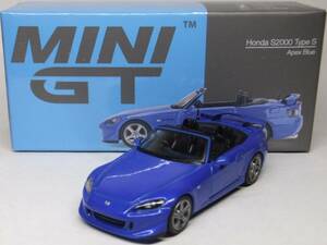 MINI GT★ホンダ S2000 (AP2) タイプS アペックスブルー MGT00376-R Honda Type S Apex Blue 1/64 TSM