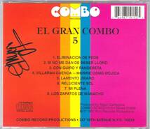 ☆EL GRAN COMBO(エル・グラン・コンボ)/5◆73年発表のプエルトリコ産ヴィンテージ・サルサの大名盤◇初CD化＆激レア廃盤＆サイン?入り★_画像2