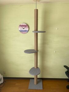 完全赤字!送料込み! 突っ張り型 キャットタワー 天井高さ245-265cm