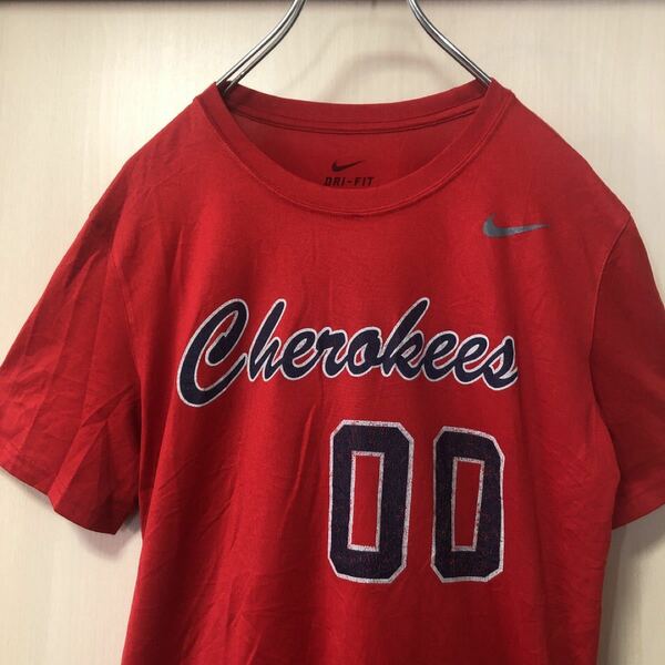 NIKE ナイキ 半袖Tシャツ　DRI-FIT Cherokees 00 赤