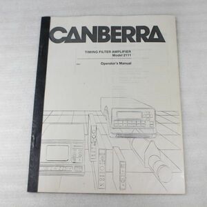 049/マニュアル　canberra　TIMING FILTER AMPLIFIER Model2111