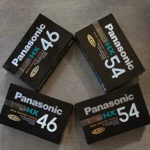 Panasonic　パナソニック　カセットテープ　RT-HX46 54 ４本セット　新品　ハイポジション　ハイポジ