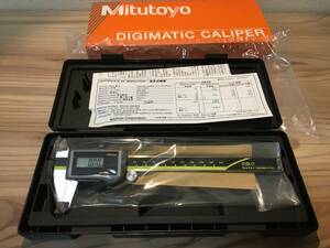 【新品】Mitutoyo　ソーラーデジタルノギス150mm　CD-S15CT 