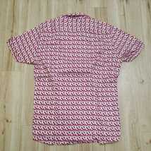 カスタムカルチャー　customculture　半袖シャツ 総柄 ピンク　ホワイト　サイズ3 Lサイズ　日本製　メンズ　半袖Tシャツ_画像4