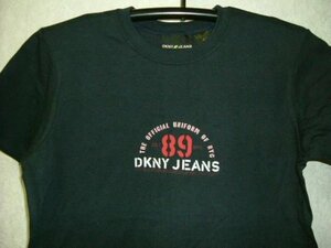 3zt▼ダナ・キャラン・DKNY S/S TEE▼紺-ＸＬ