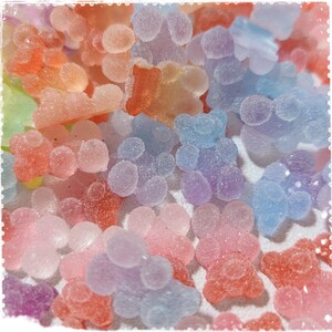 くま グミ風 MIX デコパーツ 100個セット ハンドメイド