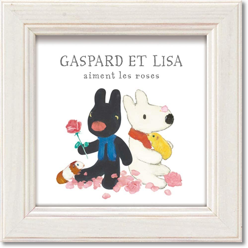 Новая художественная рамка «Гаспар и Лиза», художественный постер, художественная картина в рамке 12x12 см, внутренняя настенная подвеска, столешница, произведение искусства, Рисование, другие