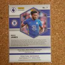 panini mosaic soccer Reece James パニーニモザイクサッカー リースジェームズ チェルシー イングランド red parallel_画像2