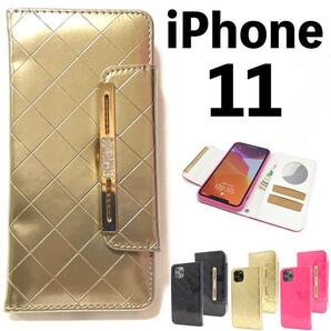 iPhone 11 アイフォン エナメル 手帳型ケース