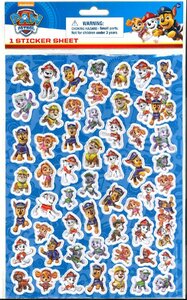 Paw Patrol (パウパトロール) Raised Sticker Sheet 立体シール 3D　ステッカー　