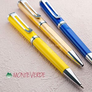 ◆▲ボールペン【MONTEVERDE/モンテベルデ】Limonada/リモナーダ イエロー 黄色 芯:黒 アメリカ 並行輸入品 未使用 純正ケース付 /MV13*
