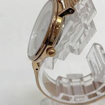 Wicca ウィッカ E031-R009281 ソーラー電池 腕時計 レディーズ 女性用 文字盤 ホワイトシェル ゴールドカラー ベルト調整可能 _画像5