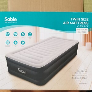 ジャンク Sable エアーベッド 電動ポンプ シングルサイズ エアベッド