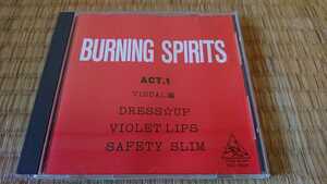 BURNING SPIRITS ACT.1 VISUAL編 ヴィジュアル系コンピレーションCD DRESS☆UP VIOLET LIPS SAFETY SLIM 90年代 マイナー V系