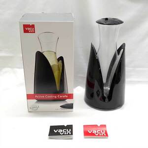 【中古】Vacu Vin ラピッド クーリング カラフェ 1L 冷却ジェル ワイン オランダ製 up ワインクーラー デカンタ active cooling carafe