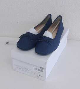 SHZ-038[ новый товар не использовался ] плоская обувь балетки .... обувь 23.5cm
