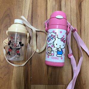 【おまけ付き】サーモス キティちゃん ストロー 水筒 360ml ステンレス