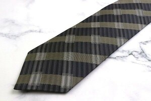 498 jpy ~ I m Pro duct Issey Miyake stripe pattern made in Japan brand necktie men's gray superior article 