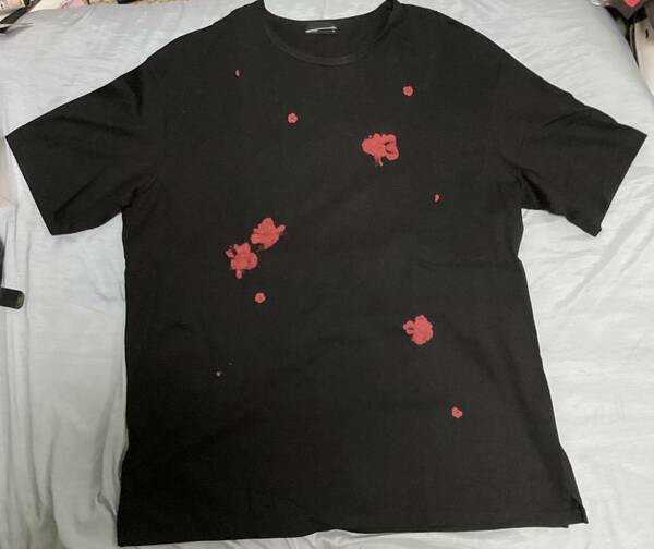 美品　LAD MUSICIAN フラワー プリント　ビッグ Tシャツ　サイズ44 flower print big T shirts