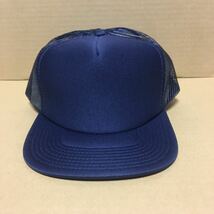 OTTO フラットバイザー メッシュキャップ ネイビー 紺色 NAVY オットー CAP アメカジ 帽子 ミリタリー USA アメリカ 無地 野球帽@_画像3