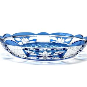 南端久司 江戸切子 盛皿