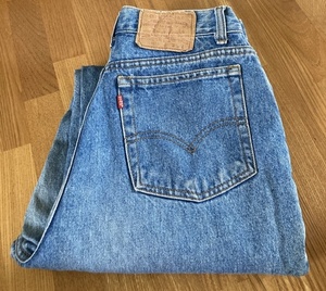 美色☆ 80's VINTAGE USA製 Levi's リーバイス 505 内股シングル デニムパンツ 845刻印 ヴィンテージ 古着 87年製