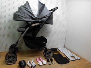 ★Combi(コンビ) ベビーカー アンブレッタ4キャス エッグショック UH エアスルーシート&セーフティハイシート58 cm★ 管理番号809-36