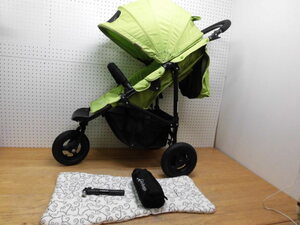 ☆エアバギー ココ ブレーキ 付き・ストローラーマット付き☆生後3ヶ月~3歳頃まで AirBuggy COCO ☆ 管理番号817-57