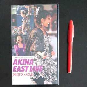  Nakamori Akina VHS video 1 pcs Hi-Fi stereo color approximately 91 minute East Live index 23 young lady A slow motion other 