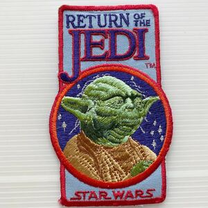 ワッペン スターウォーズ starwars ロスアンゼルス購入 約13×8cm アメリカン アメカジ レトロ ビンテージ vintage 80's ヨーダ Yoda 3