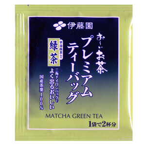 伊藤園 お～いお茶 プレミアムティーバッグ 宇治抹茶入り緑茶 １袋で2杯分 20袋/2358ｘ２個セット/卸/送料無料