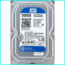 Western Digital WD5000AAKX-07U6AA0 SATA600 500GB 1990回 10469時間_画像1