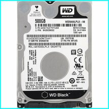 Western Digital WD5000LPLX-08ZNTT0 2.5インチ 7mm SATA600 500GB 1511回 13527時間_画像1