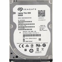 Seagate ST500LT012-1DG142-055 富士通 P/N CP651578-01 2.5インチ 7mm SATA300 500GB 1032回 6303時間_画像1