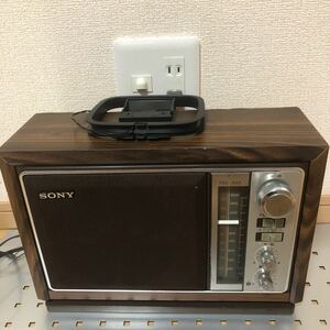 【稼働良品】SONY ソニー FM/AM 2バンドホームラジオ MODEL ICF-9740 昭和レトロ アンティーク インテリア