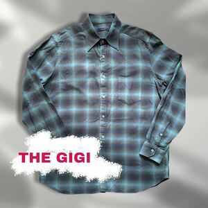THE GIGI ザジジ　チェックシャツ　L 未使用品長袖シャツ カジュアルシャツ　