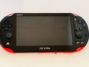 ★動作確認済み 美品 液晶無傷 PS VITA PCH-2000 メモリーカード 付属 ネオン・オレンジ PCH-2000 ZA24 送料無料★
