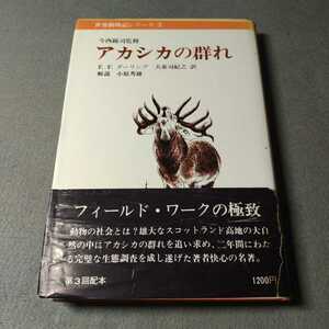 世界動物記シリーズ3◇アカシカの群れ◇今西錦司監修◇昭和48年発行◇思索社