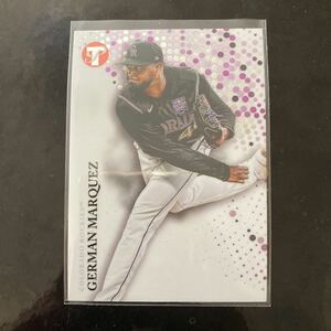 2022 Topps Pristine Rockies / German Marquez Base Card topps