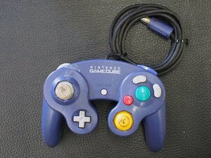 中古 任天堂 Nintendo ゲームキューブ GAMECUBE ゲームコントローラー アナログ ゲームパッド ブルー 型番: DOL-003 管理No.20490