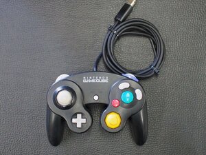 中古 任天堂 Nintendo ゲームキューブ GAMECUBE ゲームコントローラー アナログ ゲームパッド ブラック 型番: DOL-003 管理No.20488