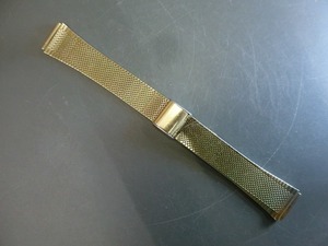 中古 セイコー シチズン カシオ オリエント Maruman 汎用 ゴールド系 ステンレスブレス SUS 型式: MA-C1 幅: 18/20mm 長さ: 調整式
