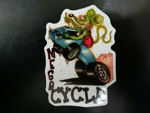 ホッドロッド ローブロー・アート エド ロス ビッグダディ Ed Big Daddy Roth ラットフィンク RAT FINK ステッカー シール 管理No.19879