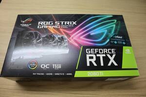 「自用品」ASUSTeK ROG-STRIX-RTX2080TI-O11G-GAMING 4K-VR 状態良好