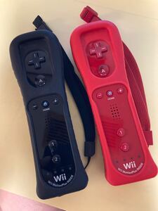 Wii WiiU用 リモコンプラスセット レッド ブラック
