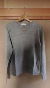 0Green Relaxing Label/ United Arrows / gray / long sleeve tops 0[S]C